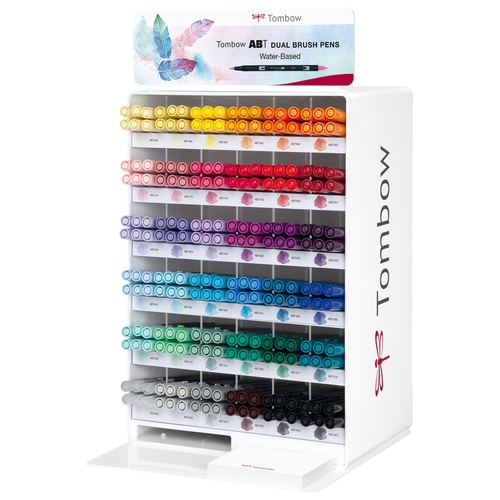 Pennarelli Tombow ABT Dual Brush - 36 colori assortiti - Koh-I-Noor - expo 216 pezzi