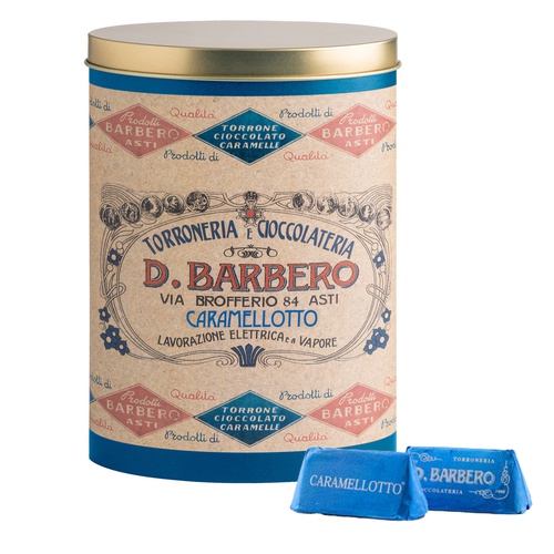 Gianduiotti - in scatola di metallo - gusto caramello salato - 150 gr -Barbero