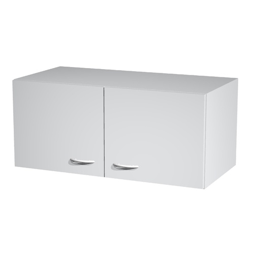 Sopralzo per armadi modulari - a 2 ante - 90 x  45,8 x 40 cm - grigio