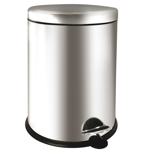 Pattumiera a pedale Bin Basic - 12 L - acciaio inox - Medial International