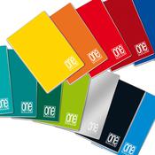 Quaderno One Color - A5 - quadretto 5mm - 21 fogli - 80gr - Blasetti C198