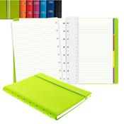 Notebook - similpelle - fucsia - A5 - a righe - 56 pagine - Filofax
