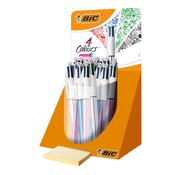 Penne 4 colori shine - colori assortiti - Bic - espositore 20 penne