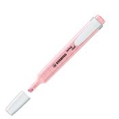 Evidenziatore Swing Cool pastel - punta a scalpello - tratto da 1,0-4,0mm - colore rosa antico - Stabilo