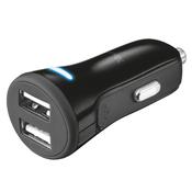 Alimentatore car charger - 2 porte USB - Trust