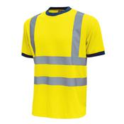 T-shirt alta visibilità Mist - taglia M - giallo fluo - U-Power - conf. 3 pezzi