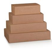Scatola box per asporto linea Boite - 40x32x12 cm - avana - Scotton