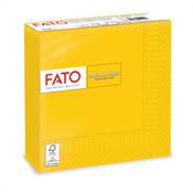 Tovaglioli di carta - 33x33 cm - 2 veli - giallo - Fato - conf. 50 pezzi