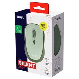 Mouse wireless Yvi+ - silenzioso - verde - Trust