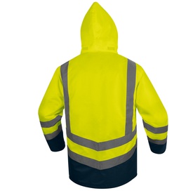 Parka 5 in 1 Optimum 3 alta visibilità - taglia L - giallo fluo - Deltaplus