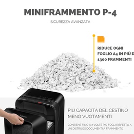 Distruggidocumenti LX 200 - a frammenti - Fellowes